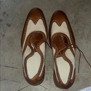 Classic Brown and Cream Men's Brogues